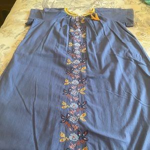 Girls Garnet Hill Woven Dress XL